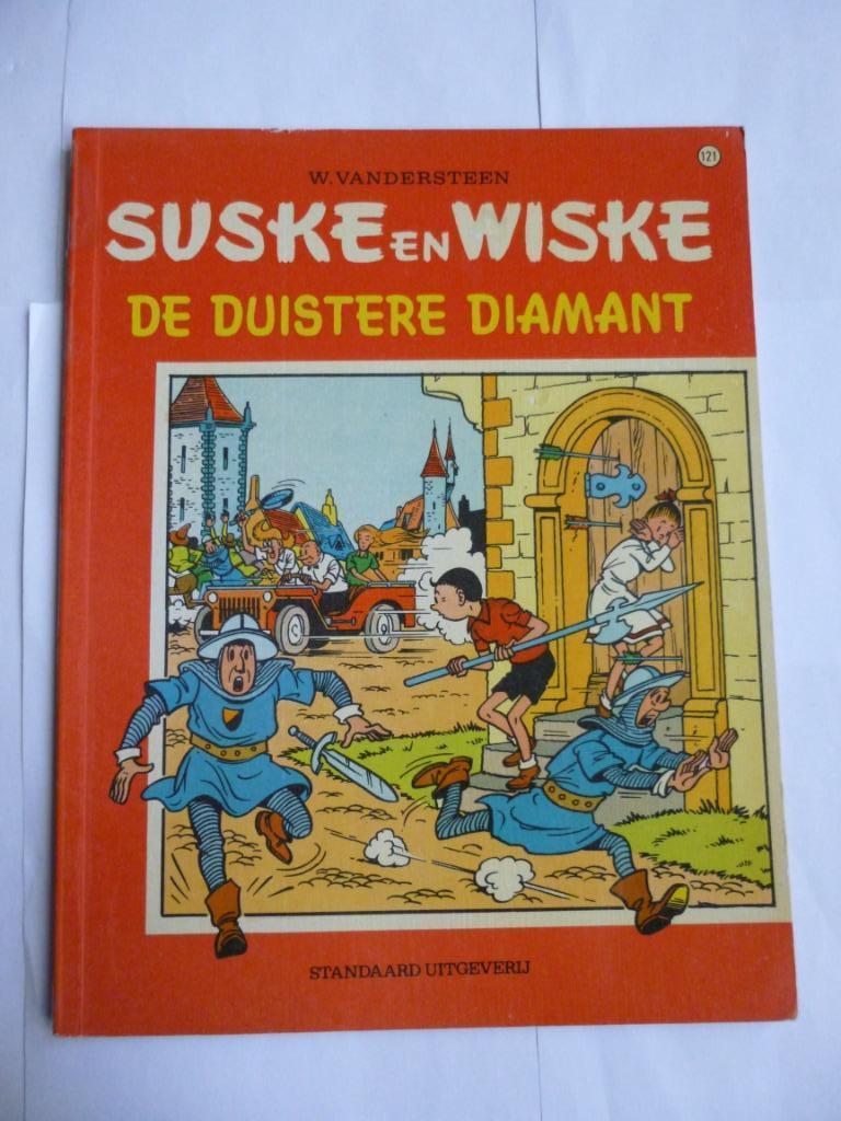 SUSKE EN WISKE 1E DRUK NR:121''DE DUISTERE DIAMANT"UIT 1971, Gelezen, Willy Vandersteen, Eén stripboek, Ophalen of Verzenden