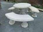 ensemble de jardin, banc de jardin et table basse, Jardin & Terrasse, Ensembles de jardin, Enlèvement, Comme neuf, Banque, Salons de jardin
