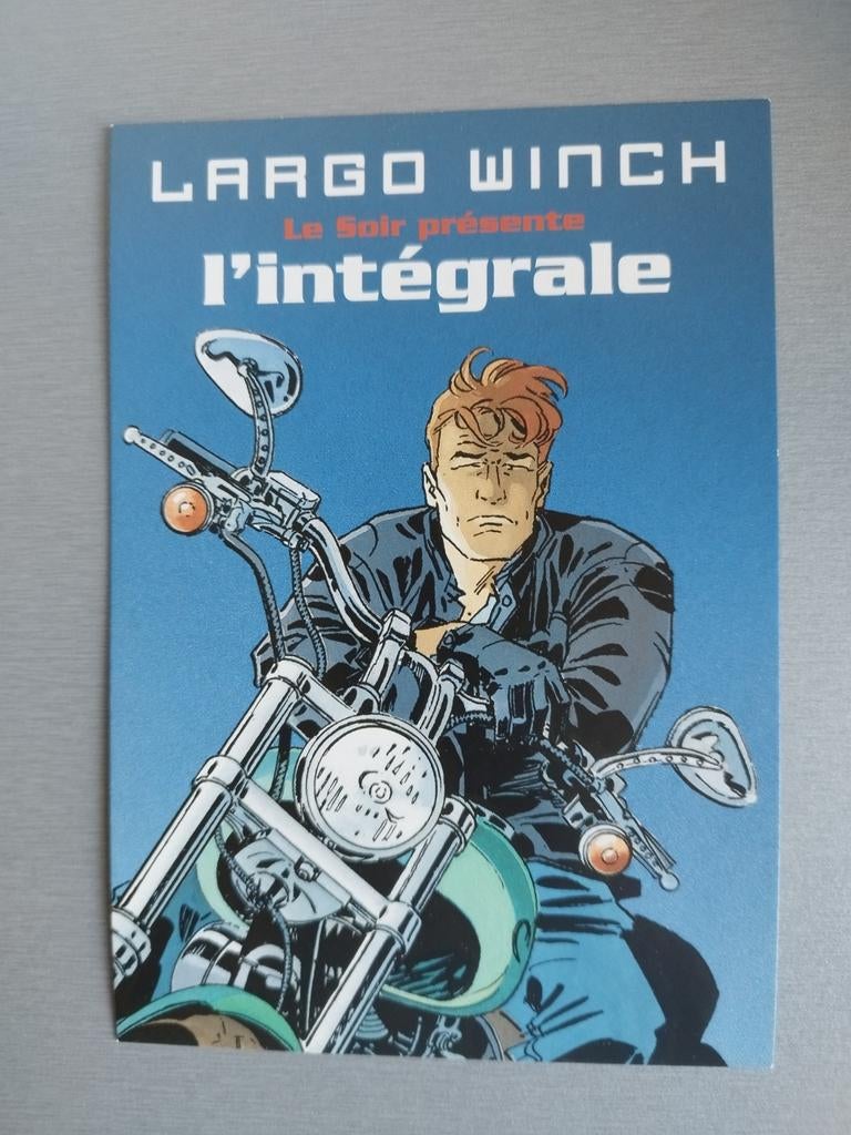 Carte postale Largo Winch Le Soir, Une BD, Enlèvement ou Envoi, Comme neuf