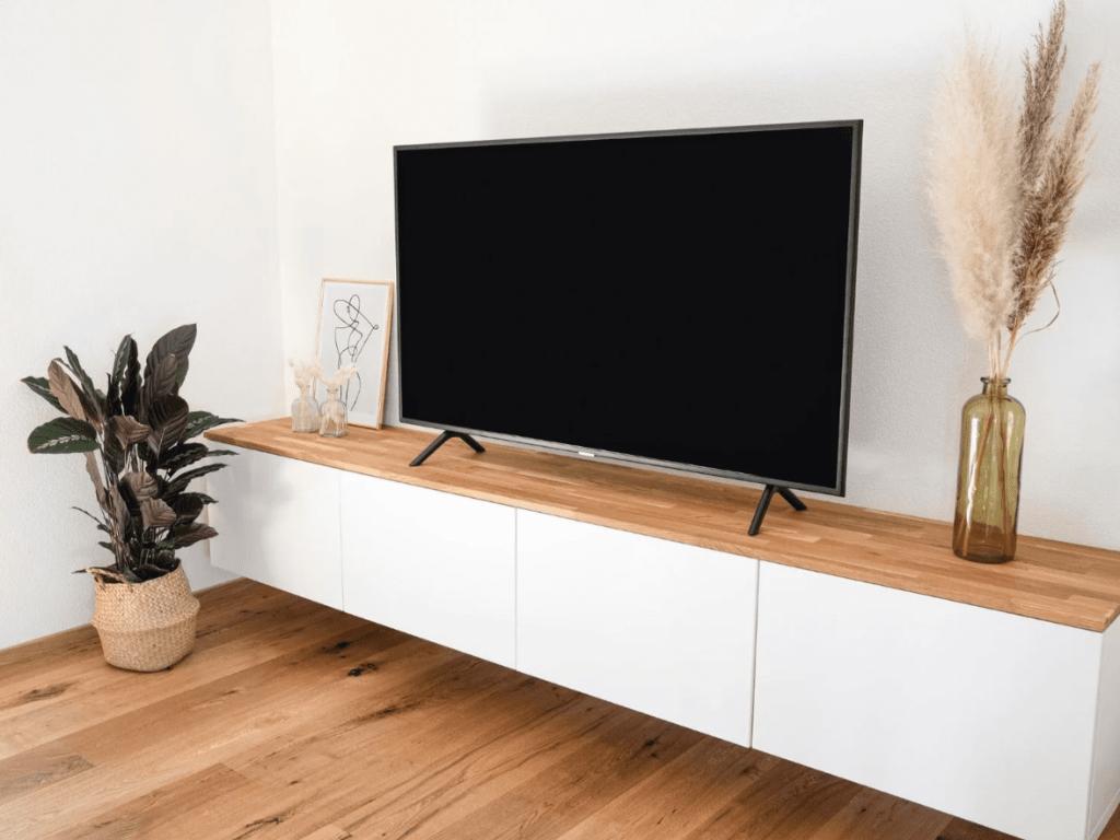 Eiken plank 200x42x2,2 cm IKEA BESTA eiken blad, grote keus, Ophalen of Verzenden, Eikenhout
