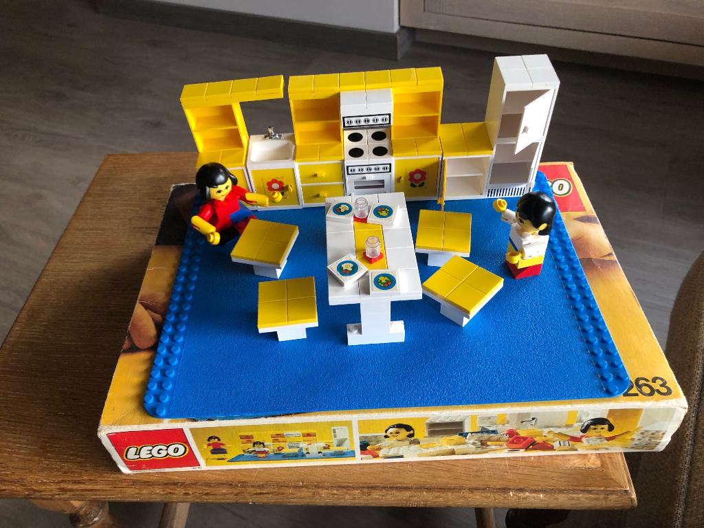 Lego vintage keuken 263, Ophalen, Zo goed als nieuw, Complete set, Lego