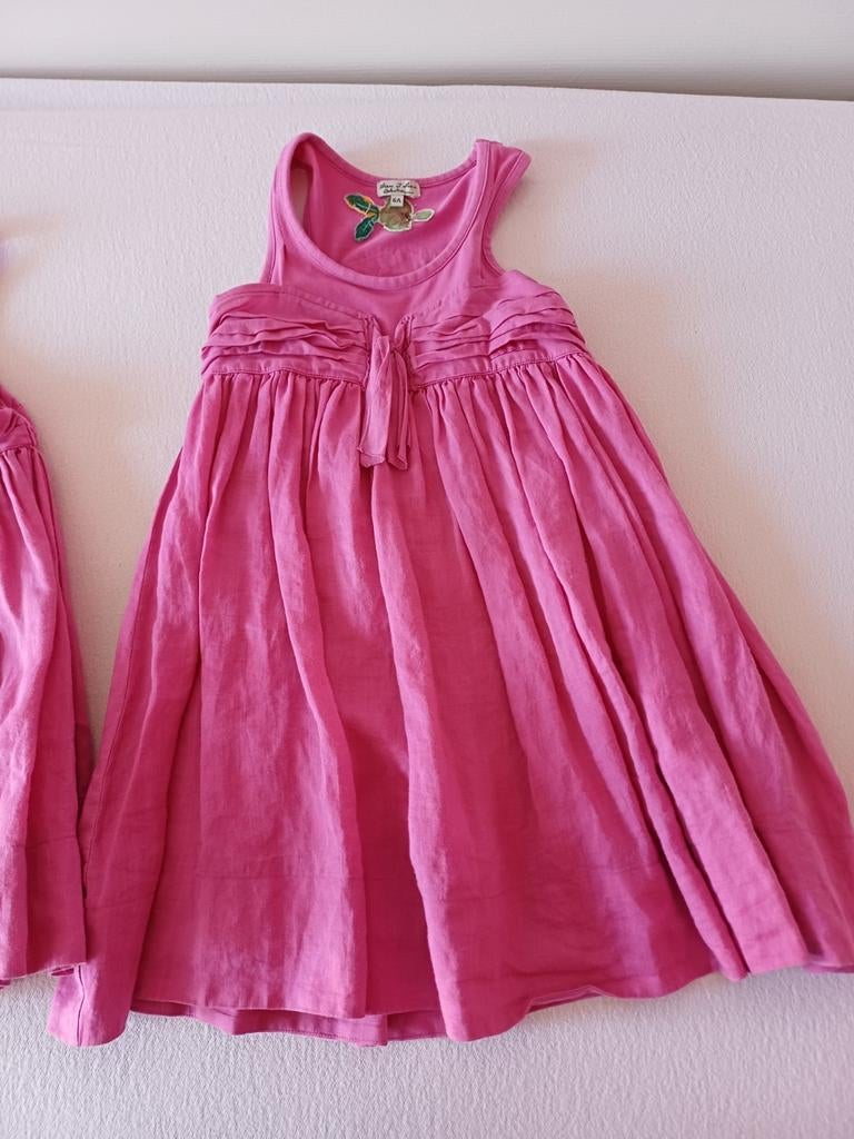 Roze feestelijk kleedje 116 / 6 jaar Eliane et Lena, Ophalen of Verzenden