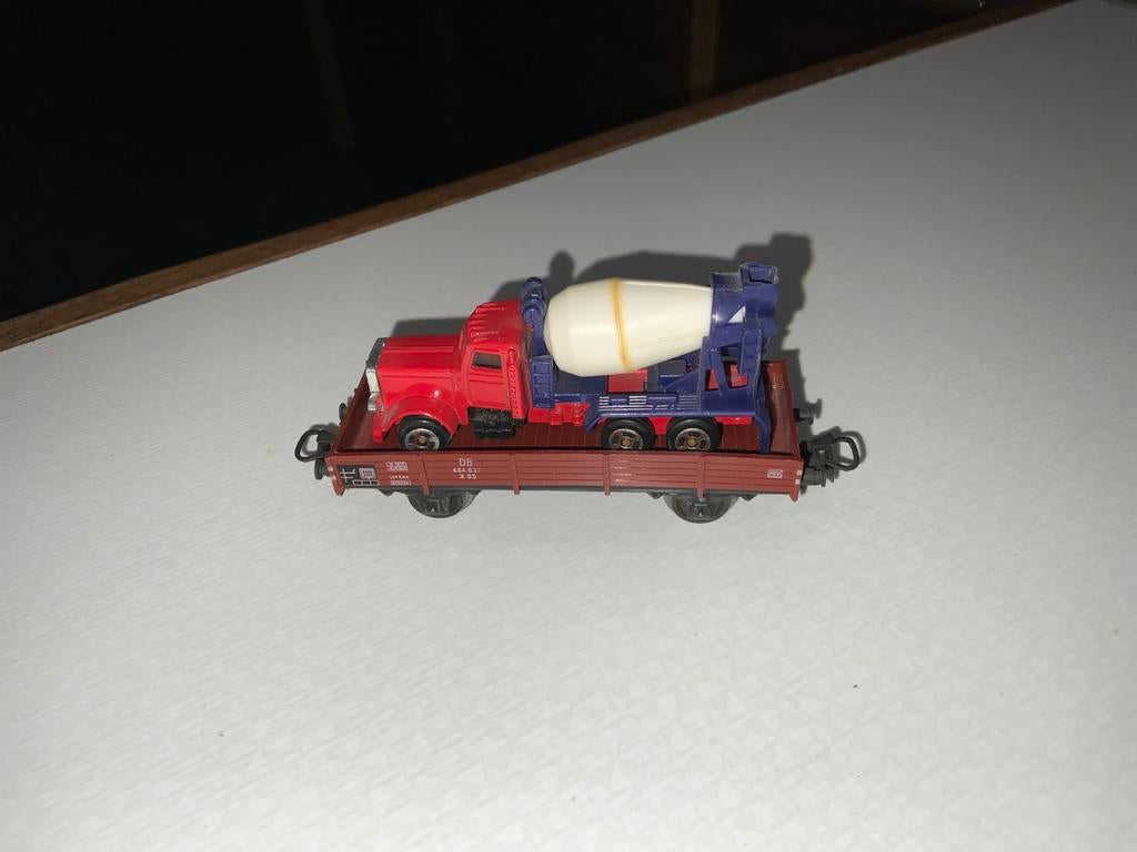 Marklin-wagen met betonmixer, Ophalen of Verzenden, Gebruikt, Wagon, Märklin
