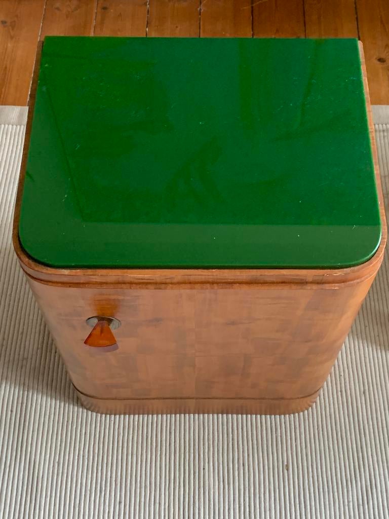 Vintage Art Deco slaapkamer in Tiger maple hout, Ophalen, Gebruikt, Hout