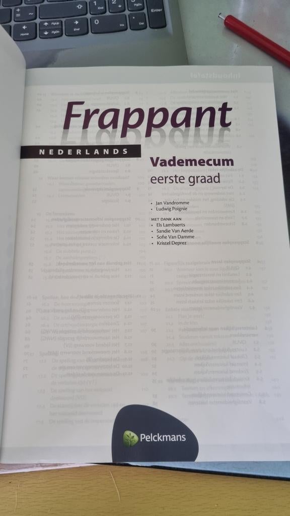 Frappant Vademecum eerste graad, Ophalen of Verzenden, Gelezen