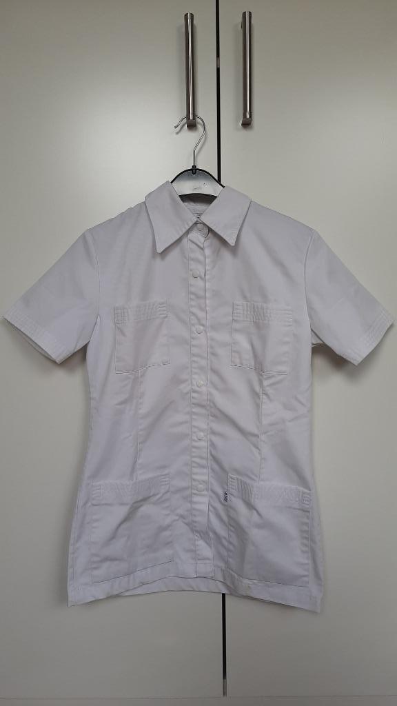 Unisex zorgjas/doktersjas - Maat XS, Kleding | Dames, Wit, Ophalen of Verzenden, Zo goed als nieuw, Jasje