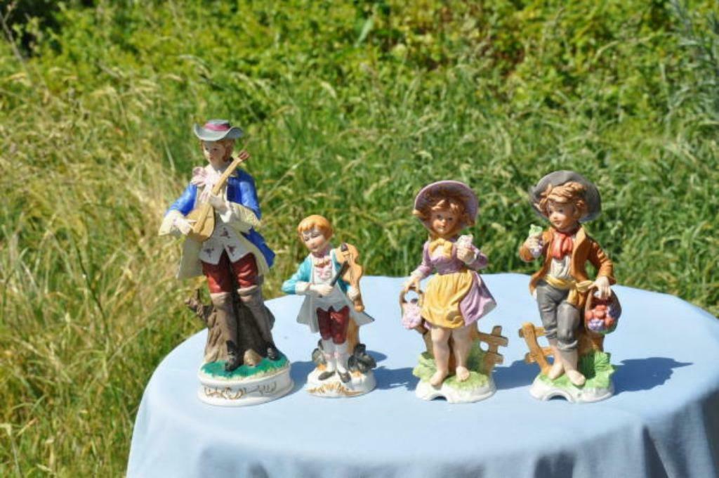 §4 statues  avec pt accident, Antiquités & Art, Enlèvement ou Envoi
