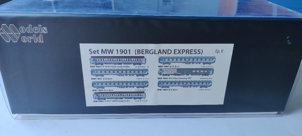 Models World MW1901 "Bergland Express", Overige merken, Treinset, Gelijkstroom, Ophalen of Verzenden