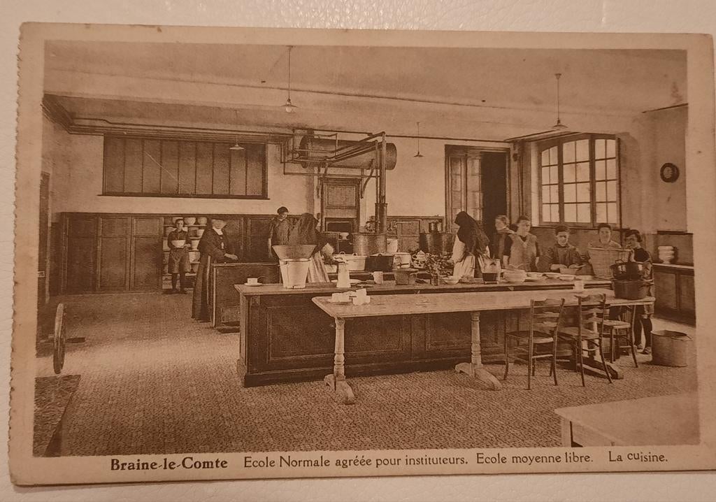 Braine-le-comte, école normale agréée pour instituteurs, Enlèvement ou Envoi, Non affranchie, Hainaut