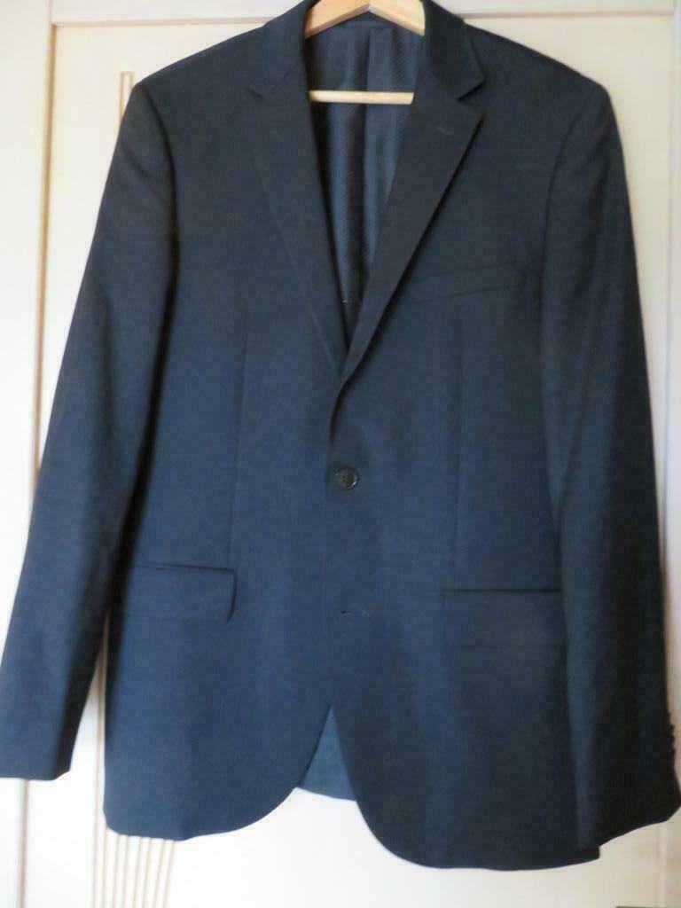 Herenkostuum, Kleding | Heren, Kostuums en vesten, Maat 52/54 (L), Zwart, Ophalen of Verzenden, Zo goed als nieuw
