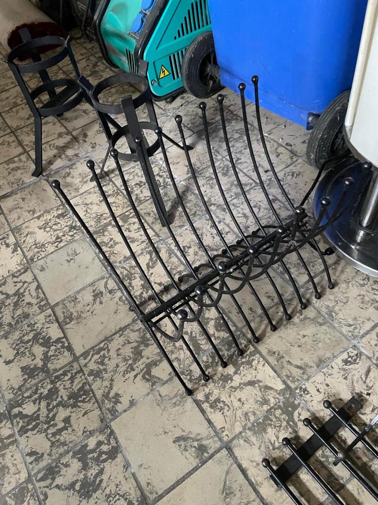 Porte-revues vintage en fer forgé - fait main, Enlèvement ou Envoi, Comme neuf