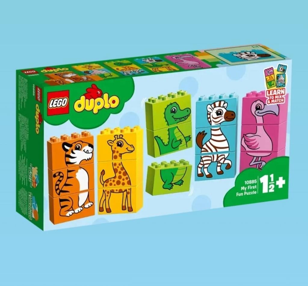 Lego Duplo 10885 Mijn Eerste Leuke Puzzel - zonder doos, Ophalen of Verzenden, Gebruikt