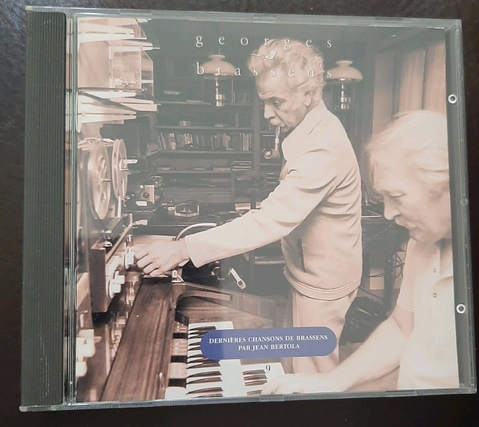 Cd - Georges brassens- dernières chansons  par Jean bertola, Enlèvement ou Envoi, Utilisé
