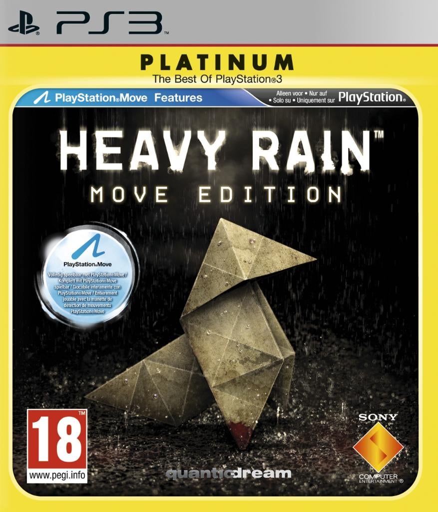 Heavy Rain Move Edition Platinum (voir description), Enlèvement ou Envoi, 1 joueur, À partir de 18 ans, Comme neuf