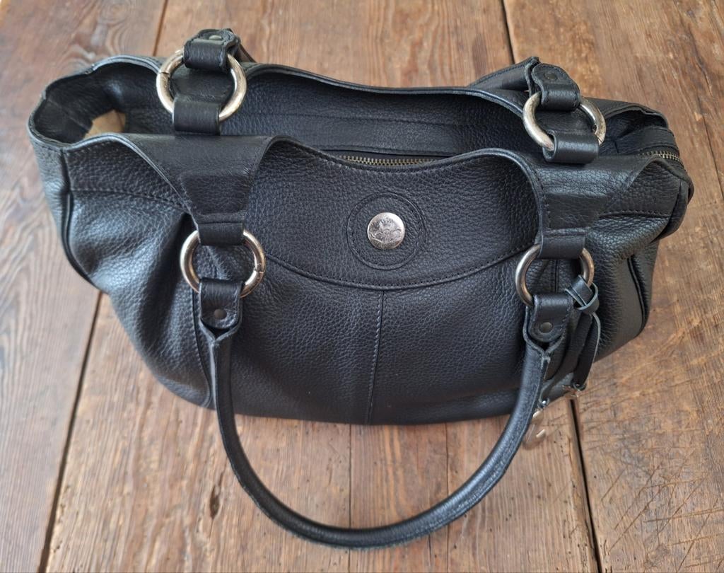 Sac à main en cuir Nathan, Enlèvement ou Envoi, Comme neuf, Sac à main