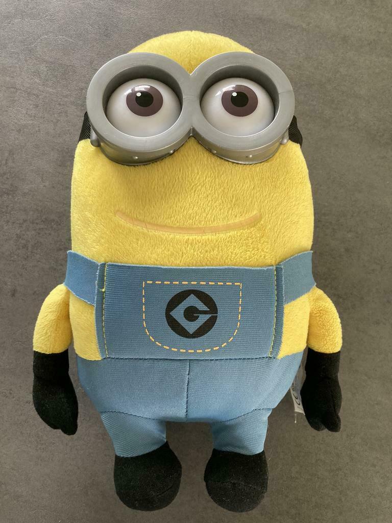 Peluche Minions 30 cm, Kinderen en Baby's, Speelgoed | Knuffels en Pluche, Zo goed als nieuw
