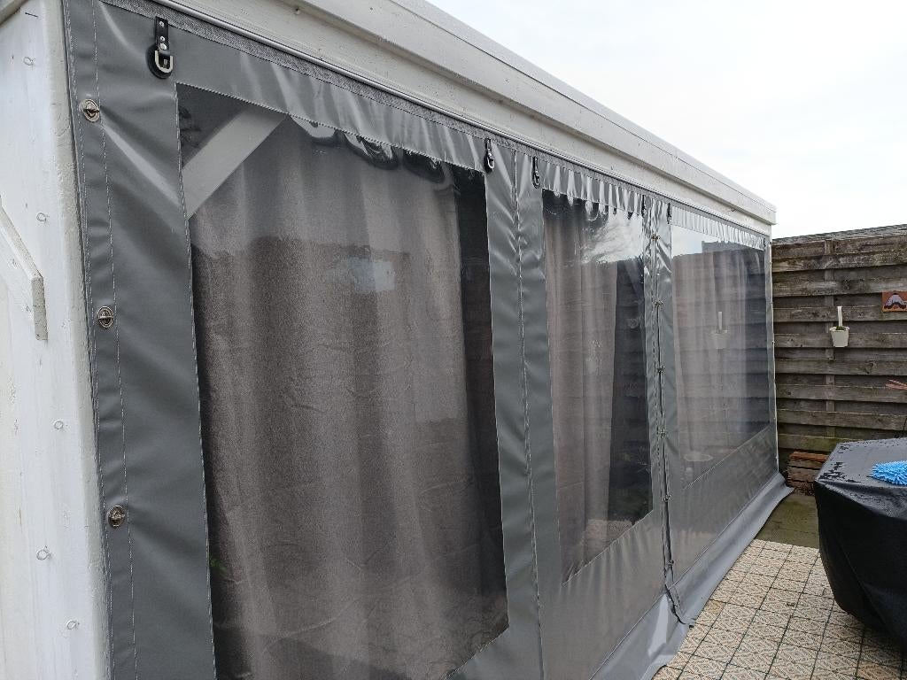 verandazeil -  raamzeil - carport zeil -, Tuin en Terras, Overkappingen, Ophalen, Zo goed als nieuw, Tuinpaviljoen