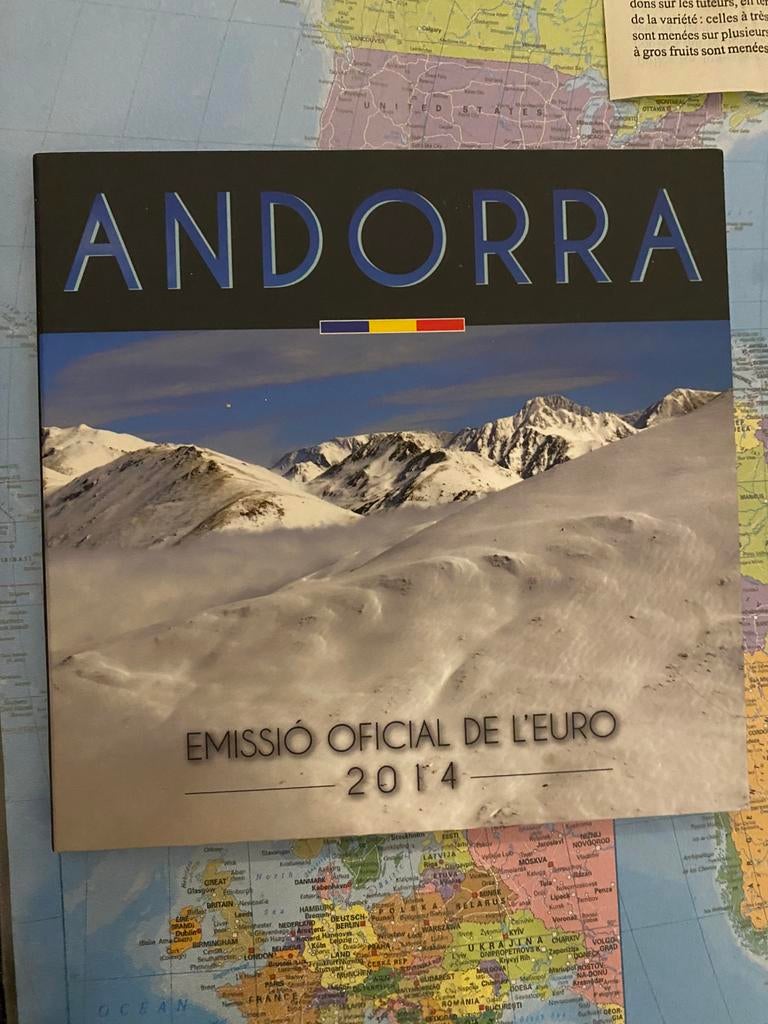 Andorra 2014 van 1c naar 2€, Ophalen of Verzenden