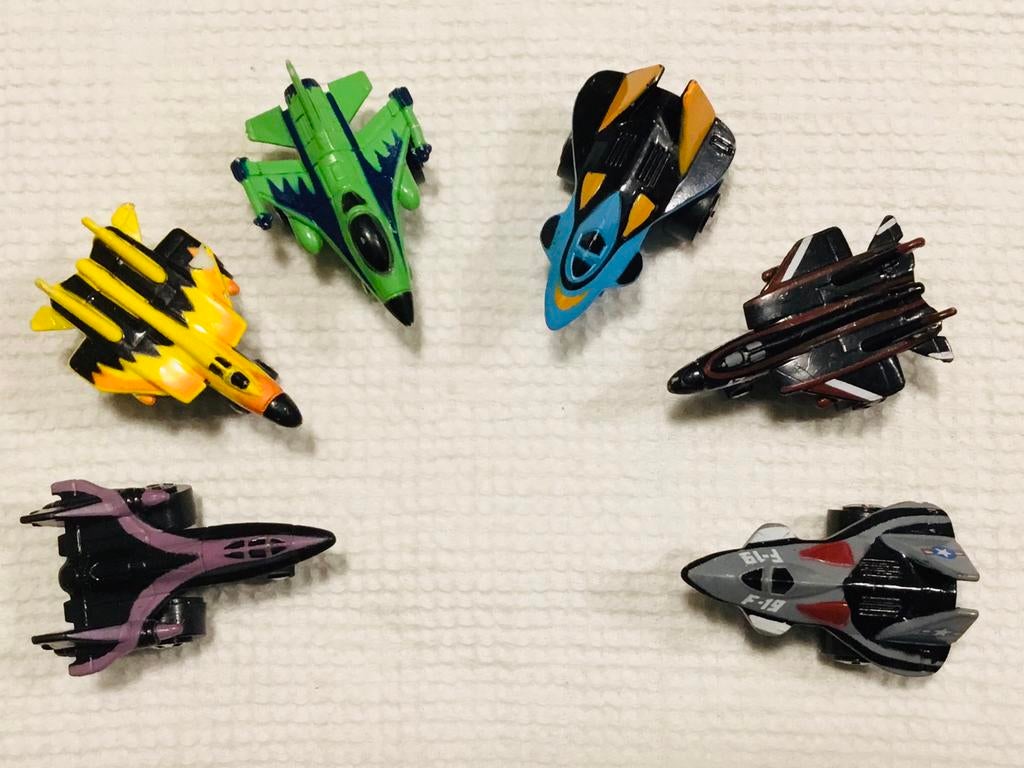 Jet volant Road Champs Mini monster lot de 6 pièces 1988, Enlèvement ou Envoi, Info@luckytoy.com.hk, Utilisé, Luckytoy