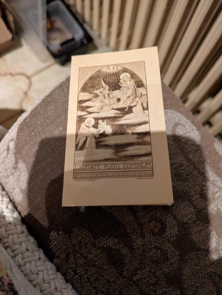 Geboortekaartje 1936, Enlèvement ou Envoi, Avant 1970, Carte de naissance