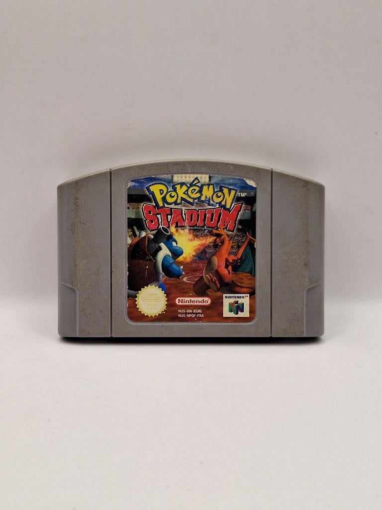 Pokémon Stadium Nintendo 64 (Frans), Overflocomputers, Gebruikt, Ophalen of Verzenden, 3 spelers of meer