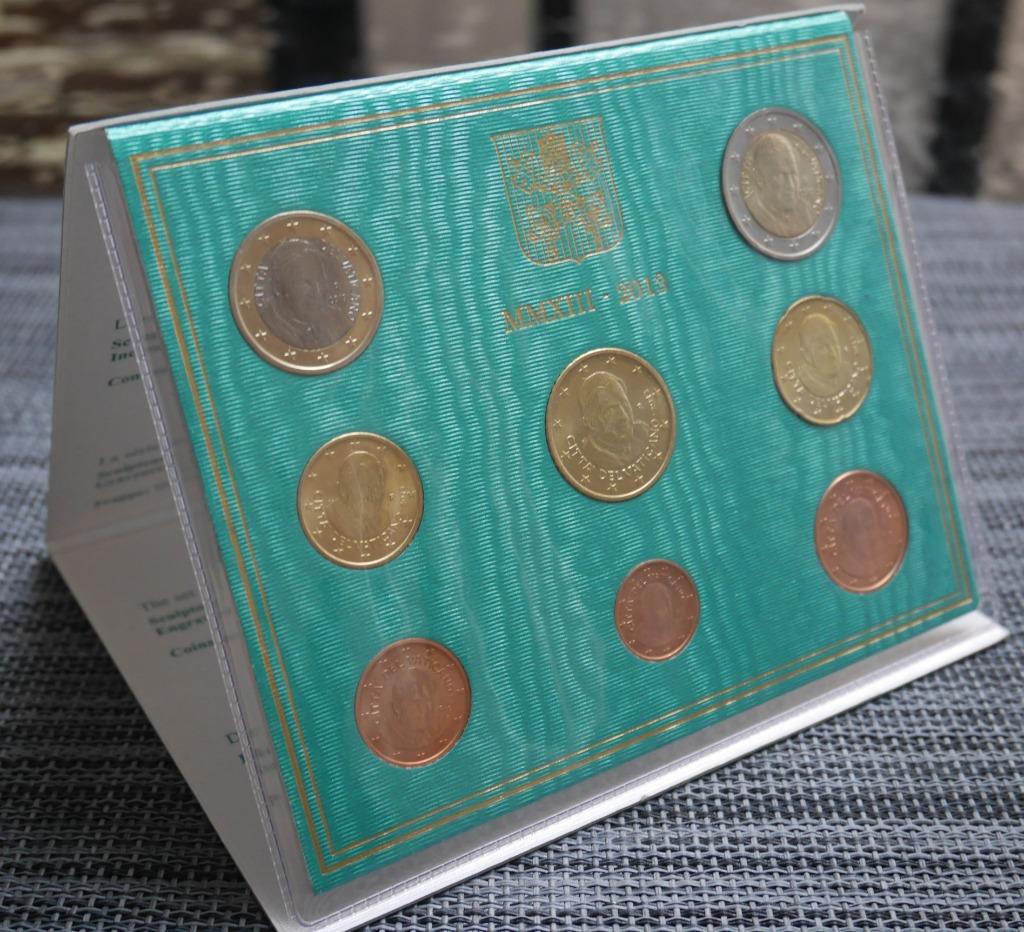 Vatican Serie 8 pieces 1c/2euros 2013 BU FDC, Enlèvement ou Envoi, Vatican, 2 euros, Série