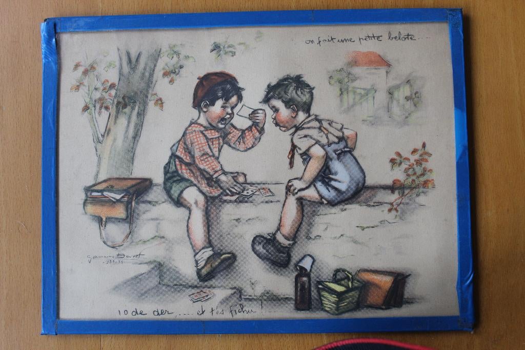 Tekening Germaine Bouret, Antiek en Kunst, Ophalen of Verzenden
