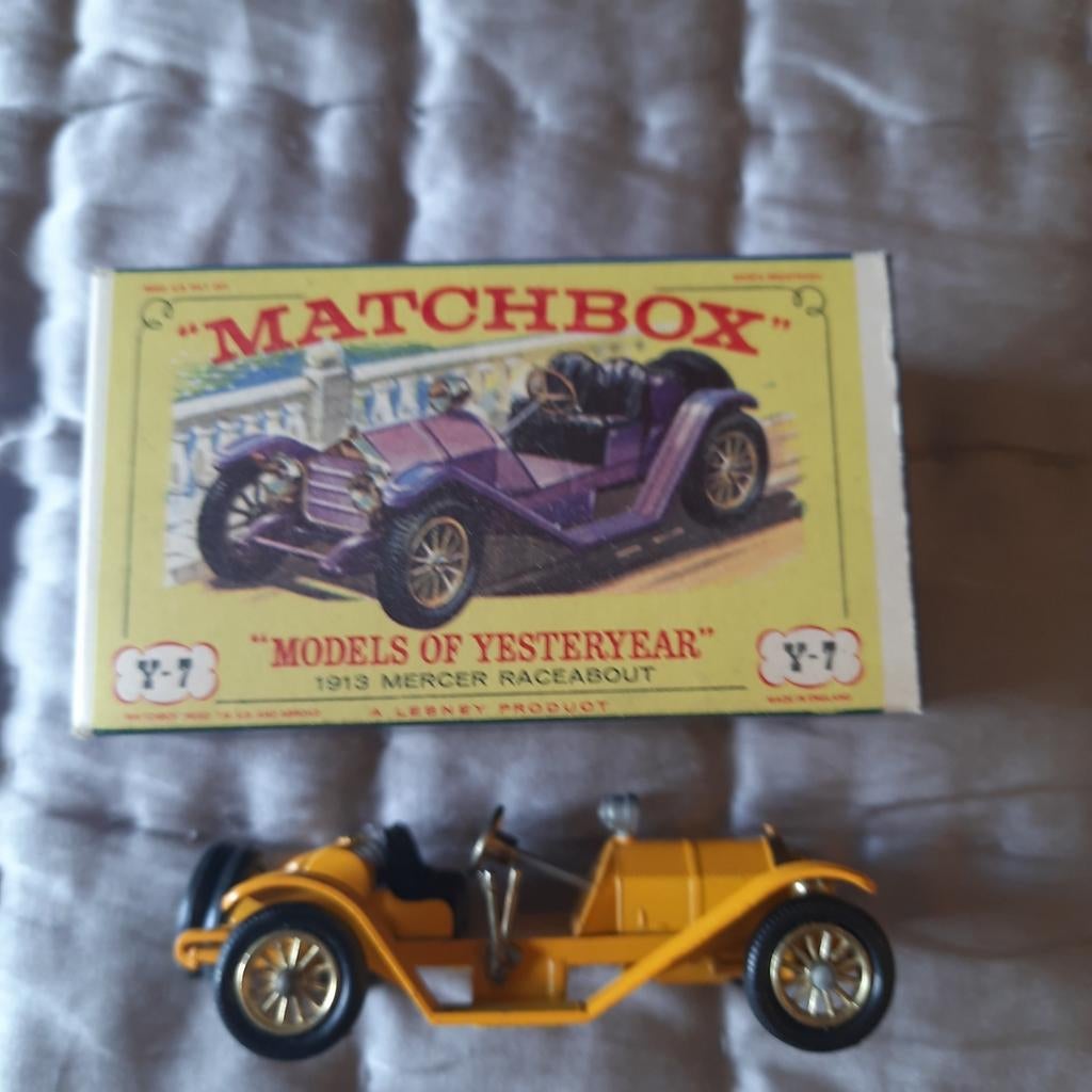 MATCHBOX MOYY Y-7 : MERCER RACEABOUT 1913 *VINTAGE, Enlèvement, Neuf, Voiture, Matchbox