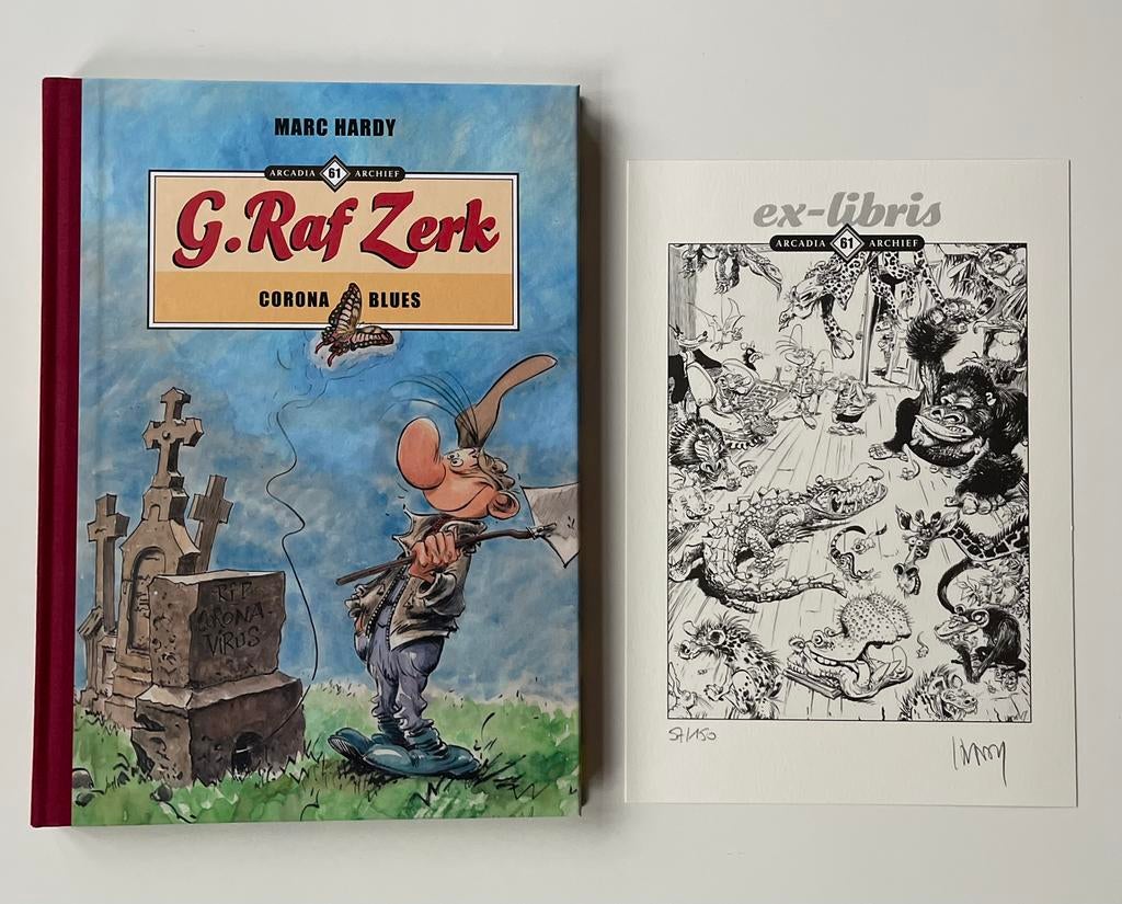 G raf zerk corona blues gesigneerd + libris 57/150, Ophalen of Verzenden