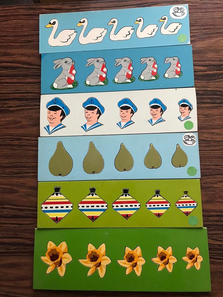 12 Houten inlegpuzzels, Kinderen en Baby's, Ophalen of Verzenden, Zo goed als nieuw