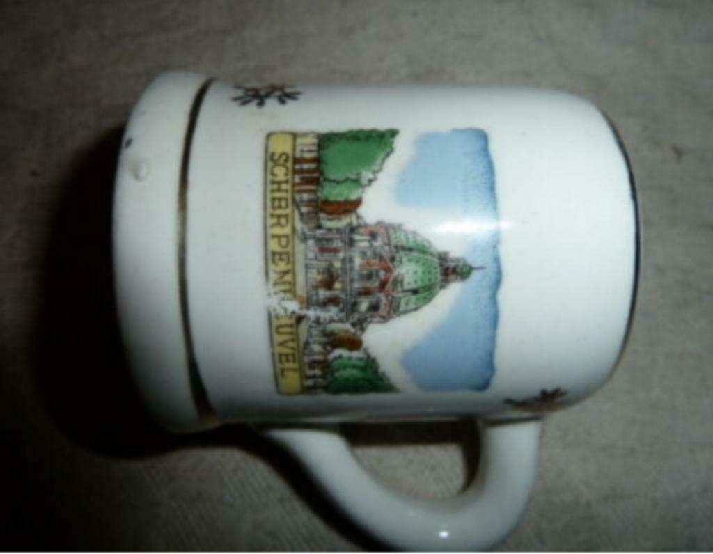 #I bier glas / Mini Pul " SCHERPENHEUVEL ", Ophalen of Verzenden, Gebruikt, Bierglas