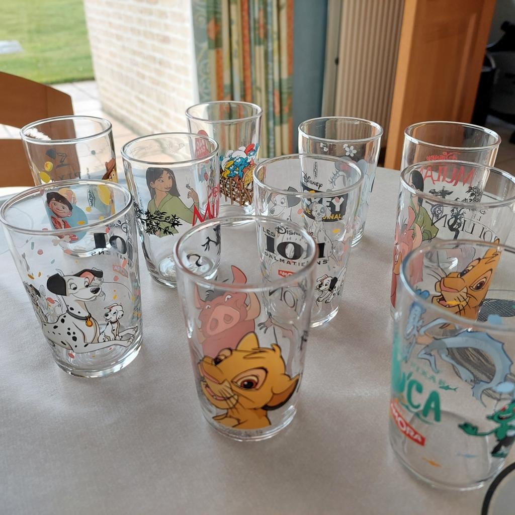Disney glazen, Verzamelen, Ophalen, Nieuw, Waterglas