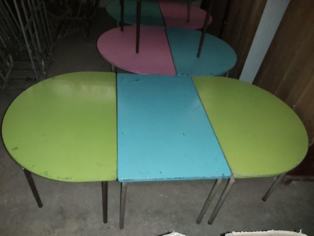 Tafel tafeltjes vintage schooltafeltjes, Enlèvement ou Envoi