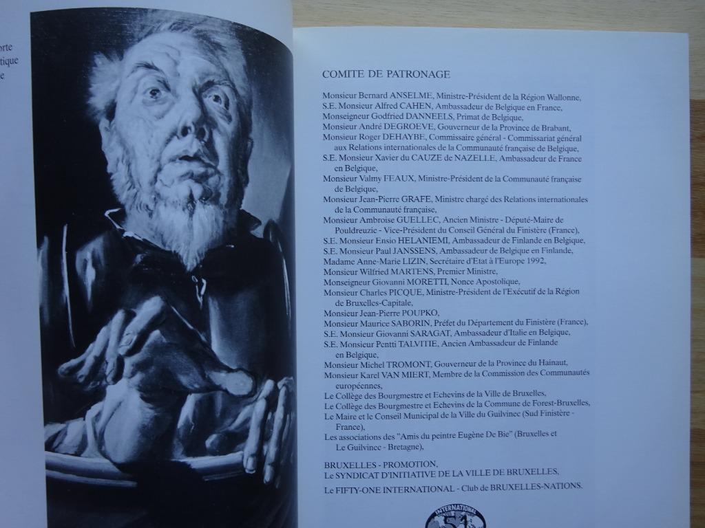 Eugène De Bie, 1914-1983, retrospective 1990, Bruxelles, Enlèvement ou Envoi, Comme neuf, Peinture et dessin
