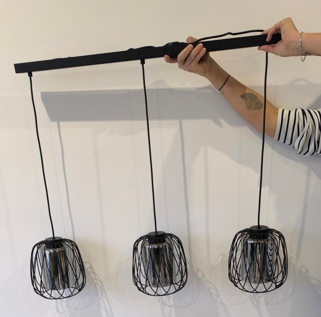 Suspension Eglo Floresta, Comme neuf, Verre