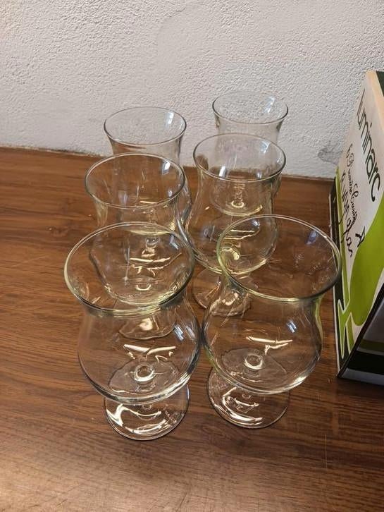 6 wijnglazen luminarc, Enlèvement ou Envoi, Comme neuf