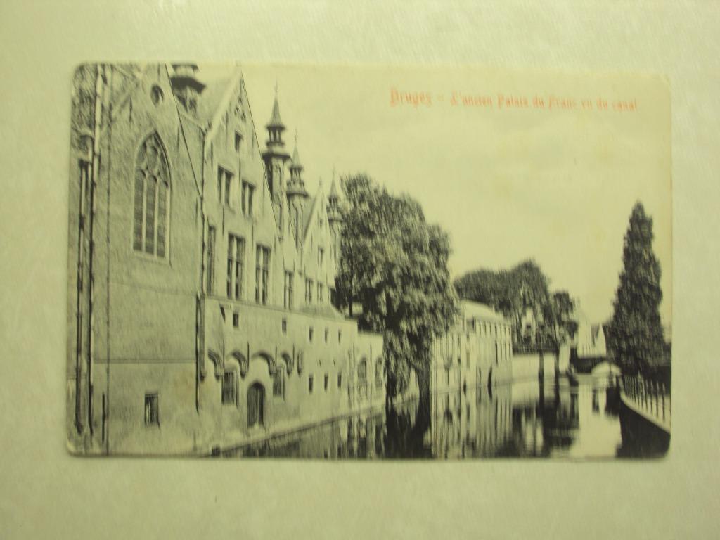 52350 - BRUGES - L'ANCIEN PALAIS DU FRANC VU DU CANAL, Envoi