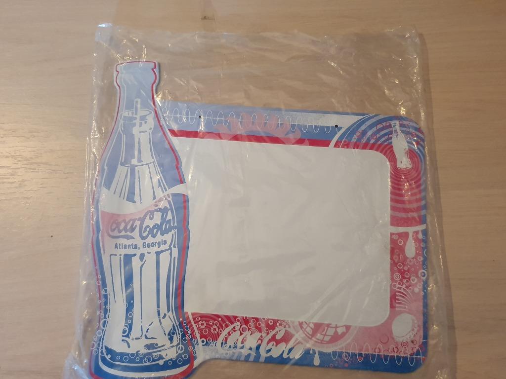 Nieuwe decoratieve metalen coca-cola-plaat, Verzamelen, Ophalen of Verzenden, Nieuw, Reclamebord
