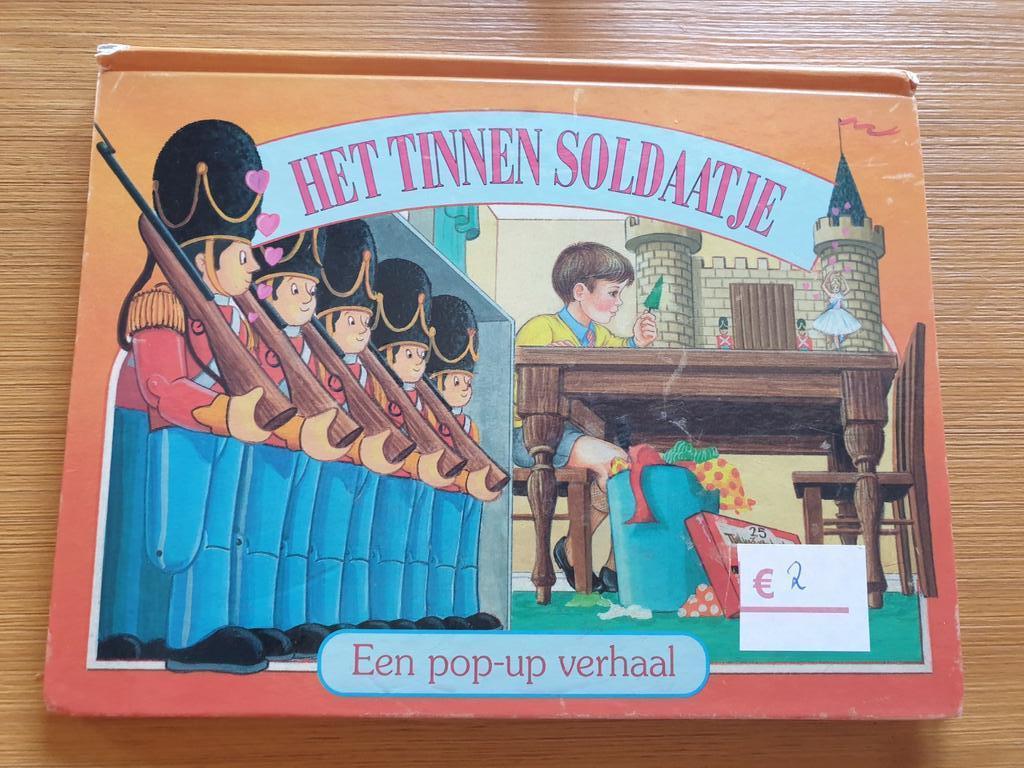 Pop-up boek - Het tinnen soldaatje, Ophalen of Verzenden, Gelezen