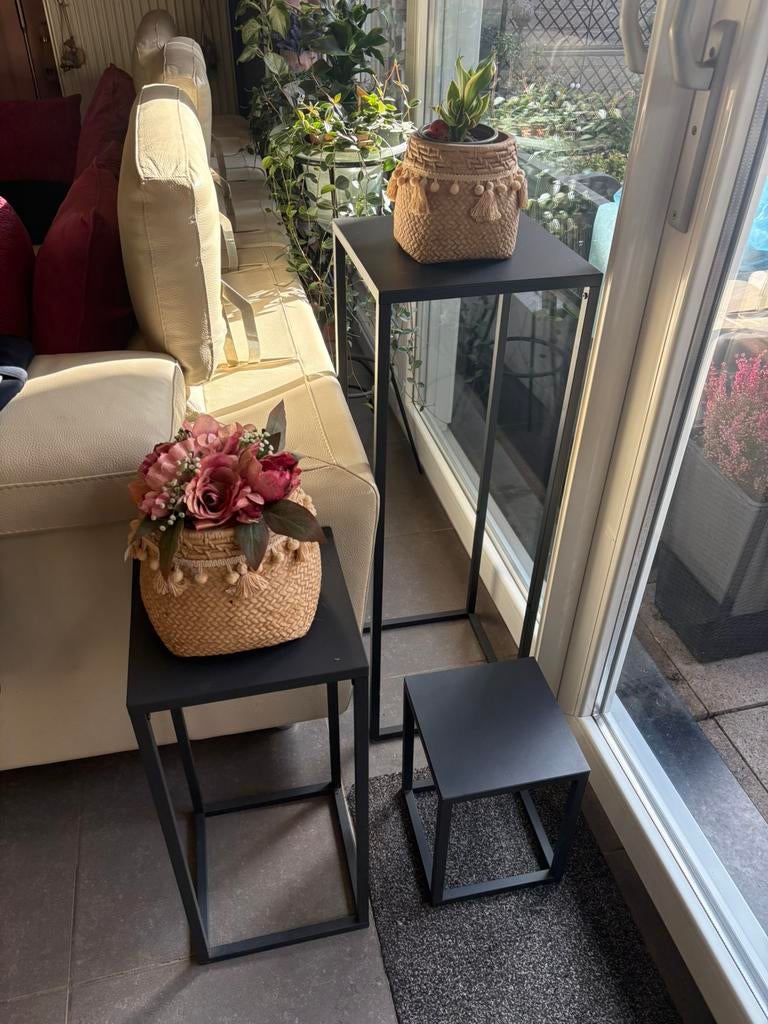 Lot de 3 supports pour plantes., Enlèvement, Comme neuf