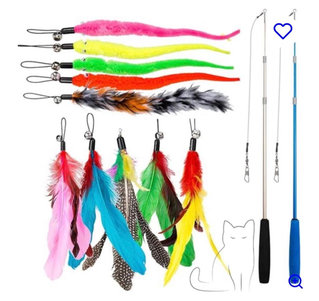 Kattenspeeltjes, Animaux & Accessoires, Jouets pour chats, Enlèvement, Neuf, Tige de jeu