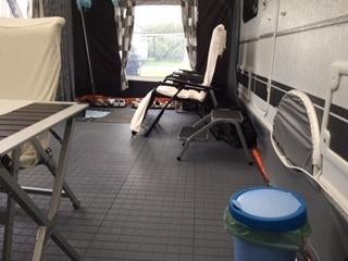 sol de tente, carrelage, auvent, auvent de caravane, Particulier, Auvent
