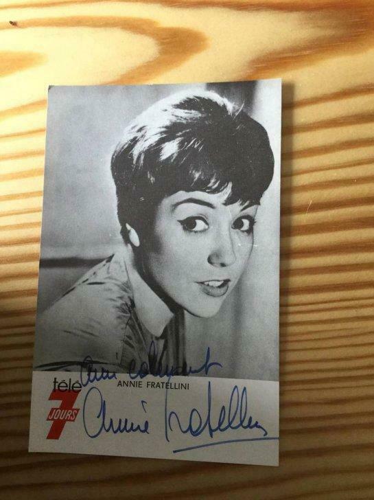 Handtekening Annie Fratellini, Ophalen of Verzenden, Gebruikt