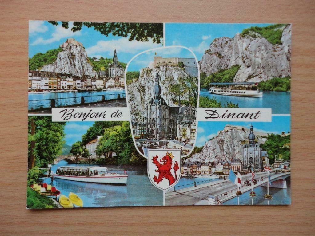 3 cartes postales de Dinant (de 1960) en parfait état, Enlèvement ou Envoi