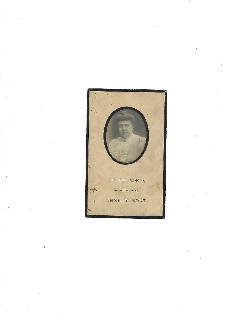 Souvenir de décès, Ophalen of Verzenden