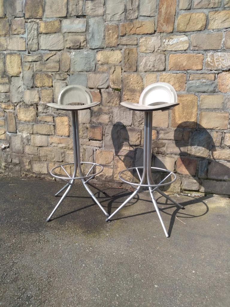 Ensemble de tabourets de bar design Arrben Italy, Enlèvement, Utilisé, Cuir, 90 cm ou plus