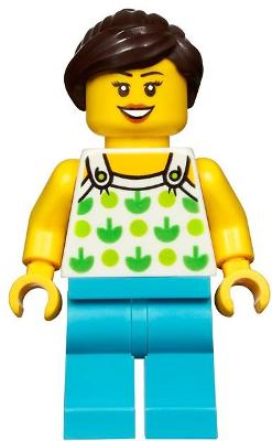 Lego figuur twn367 Female Vestas wind turbine / F2, Ophalen of Verzenden, Nieuw, Losse stenen, Lego