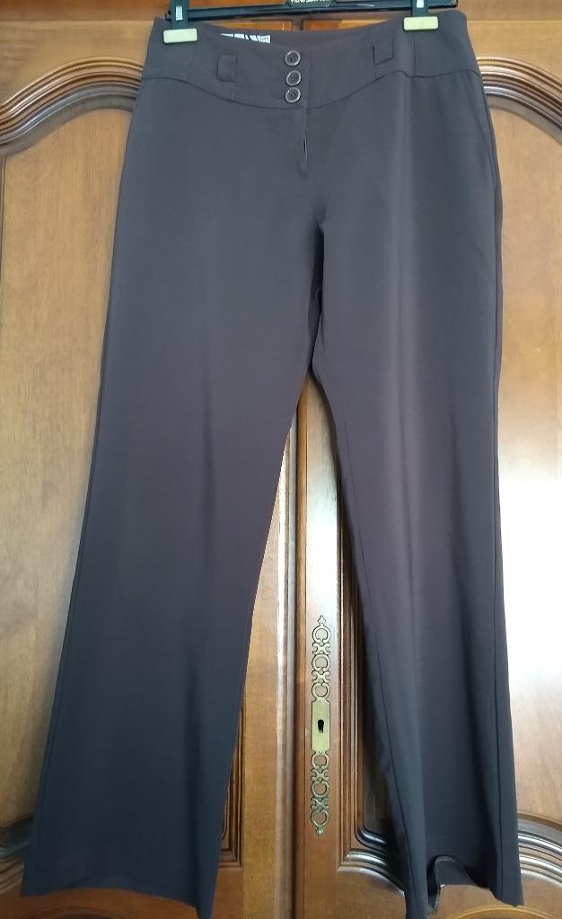 Pantalon marron foncé, d'Auvry e5, taille 40, Taille 38/40 (M), Brun, D'Auvry, Porté