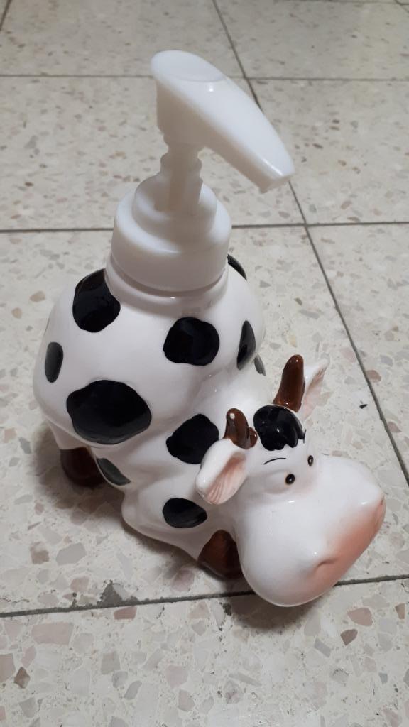 2 tassen + kader + zeepompje met koemotief, Ophalen, Nieuw