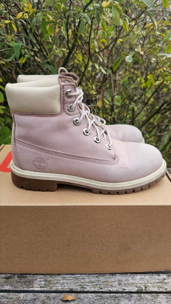 Lace-up ankel boots Timberland, Lage of Enkellaarzen, Ophalen of Verzenden, Timberland, Roze